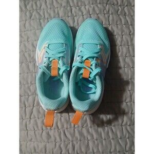 New Balance Kids' Rave Run v2 Sneakers - Size 11 - Surf with Peach Glaze